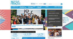 Desktop Screenshot of institutfrancais.com