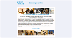 Desktop Screenshot of cinema.institutfrancais.com