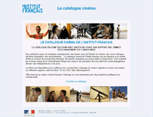 Tablet Screenshot of cinema.institutfrancais.com